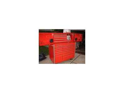 Mechanics toolboxes with tools