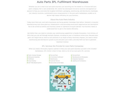 3PL Center - Fulfillment Warehouse