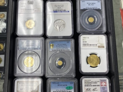Buy certified Silver bars, coins
